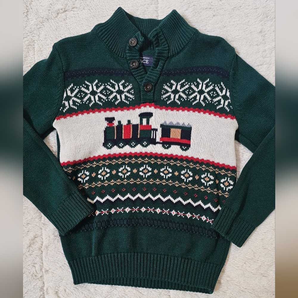 Boys 5T TCP Holiday Train Sweater